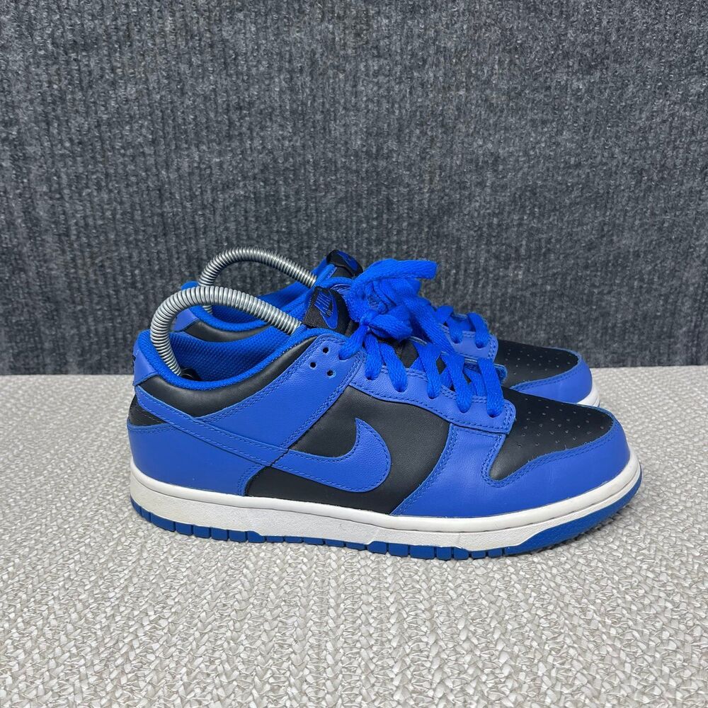 Nike Dunk Low Hyper Cobalt Blue Black Shoes Women’s 8 (6.5Y) CW1590-001 - Picture 1 of 8